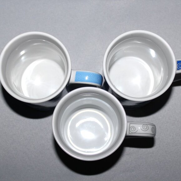 Vintage Coffee Mugs | Life @ Home Snowflake Mugs | Set of 3 Mugs - Picture 10 of 10